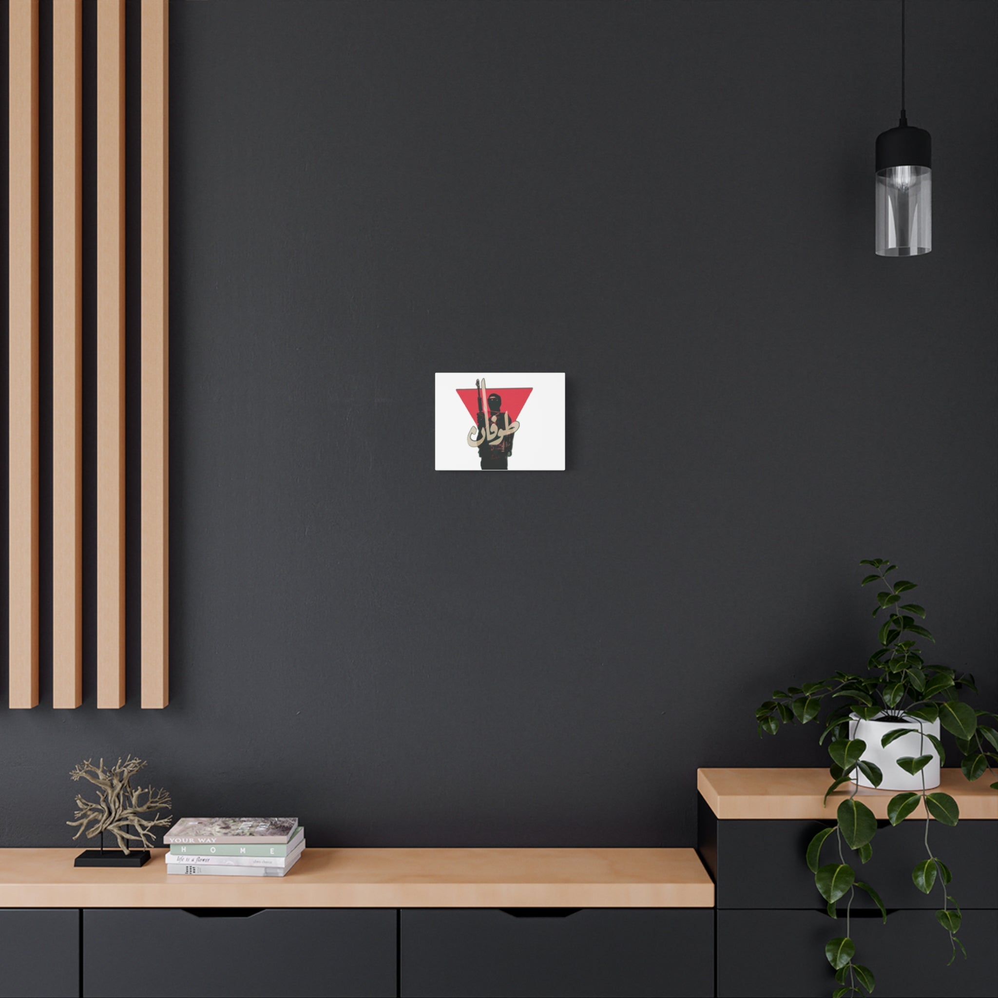 tufan poster Matte Canvas, Stretched, 1.25"